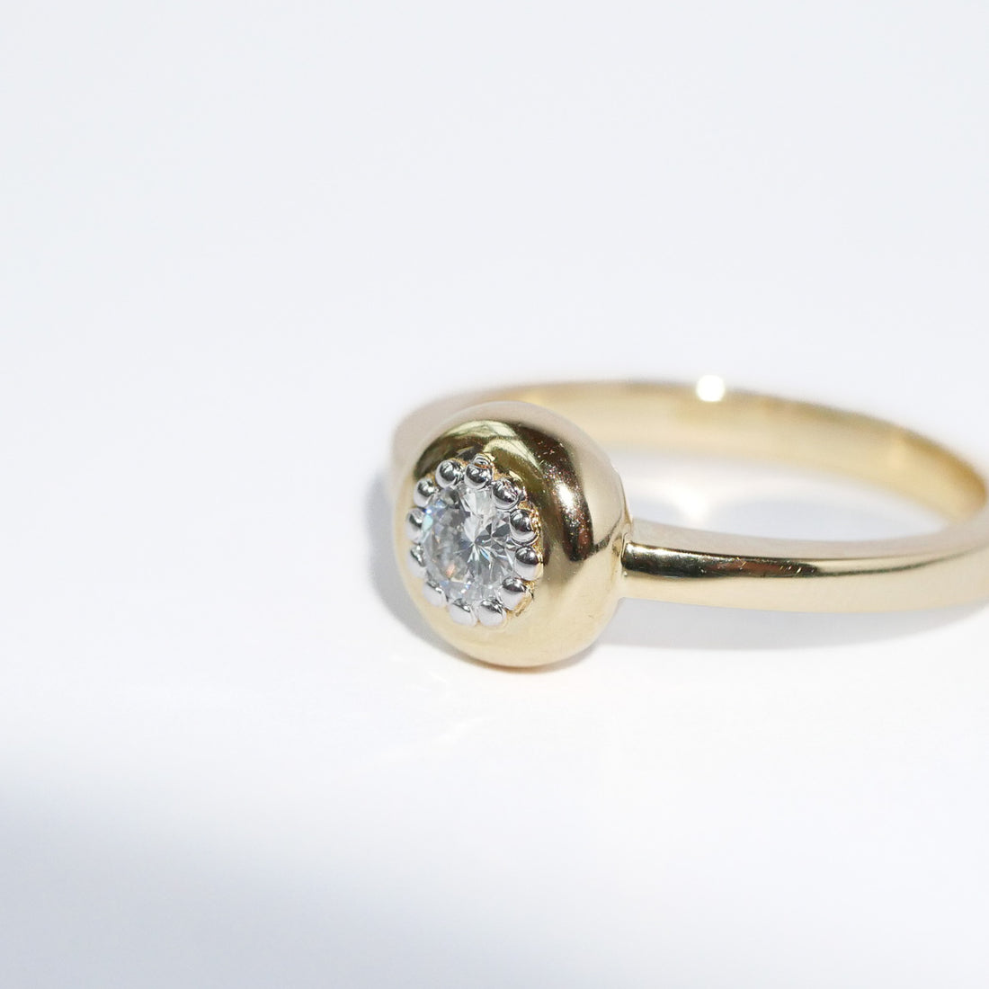 Ring 18kt Gelbgold Diamant