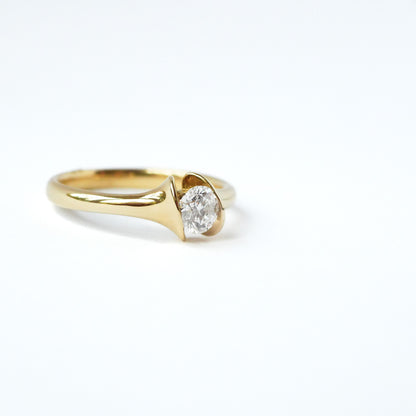 Ring Diamant 18KT Gelbgold