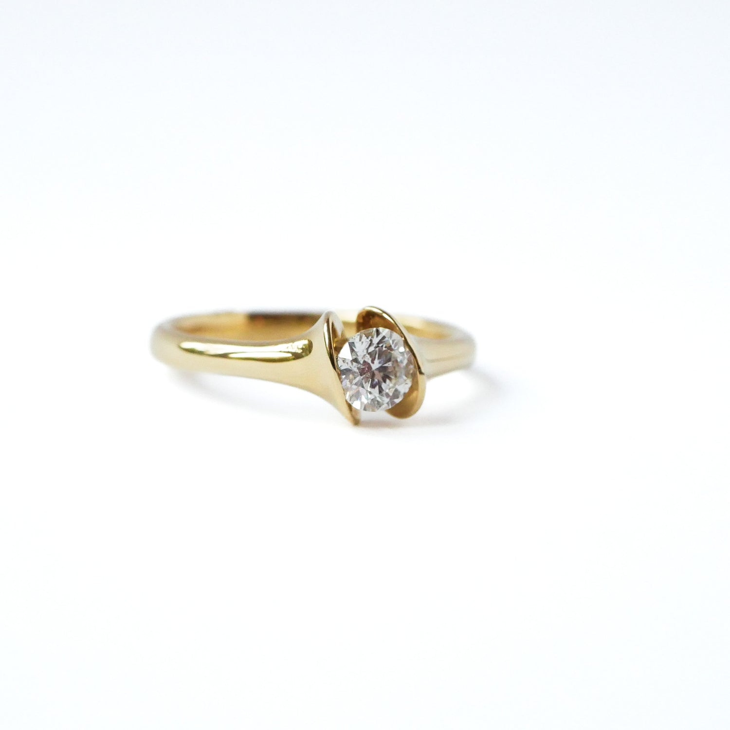 Ring Diamant 18KT Gelbgold