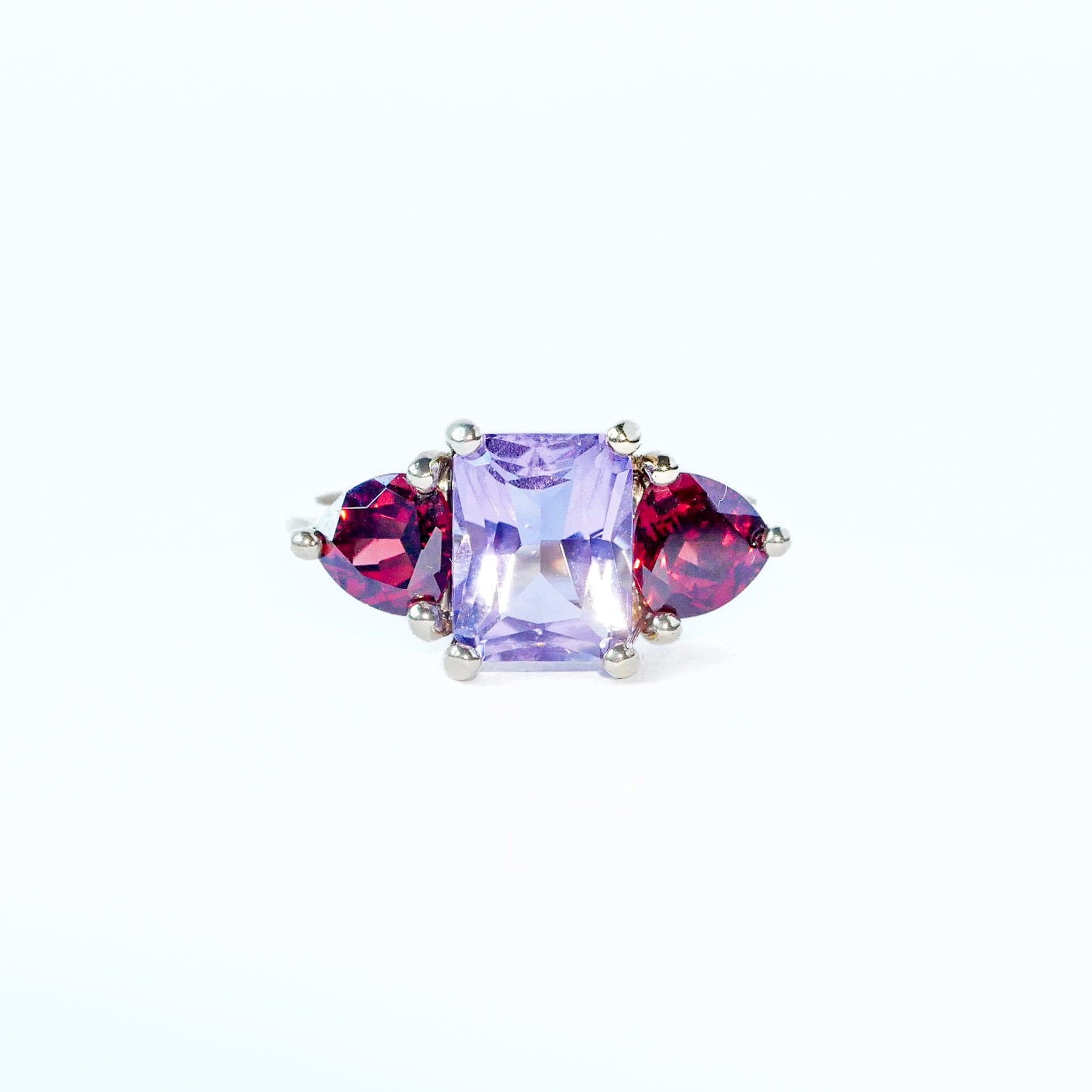 Vintage Ring Amethyst Granit