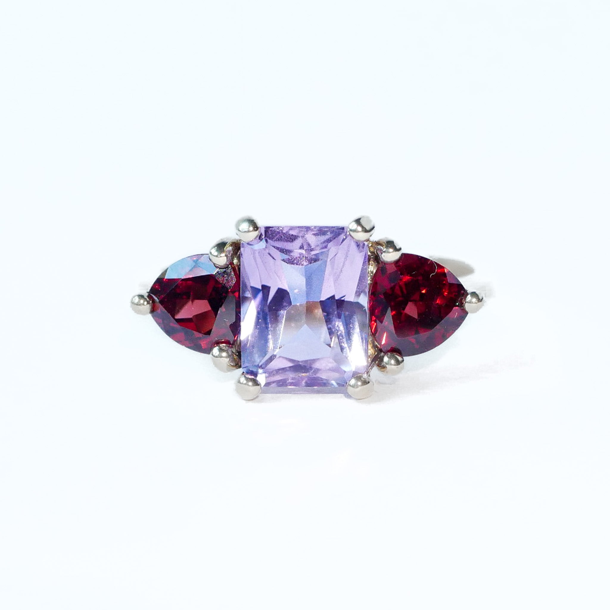 Vintage Ring Amethyst Granit