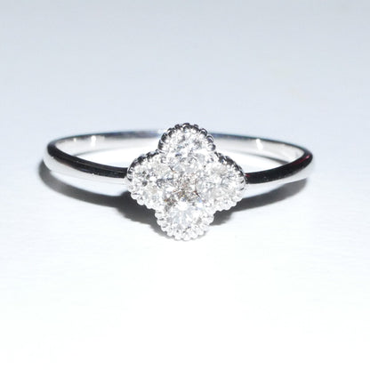 Ring Diamant in Blumenform