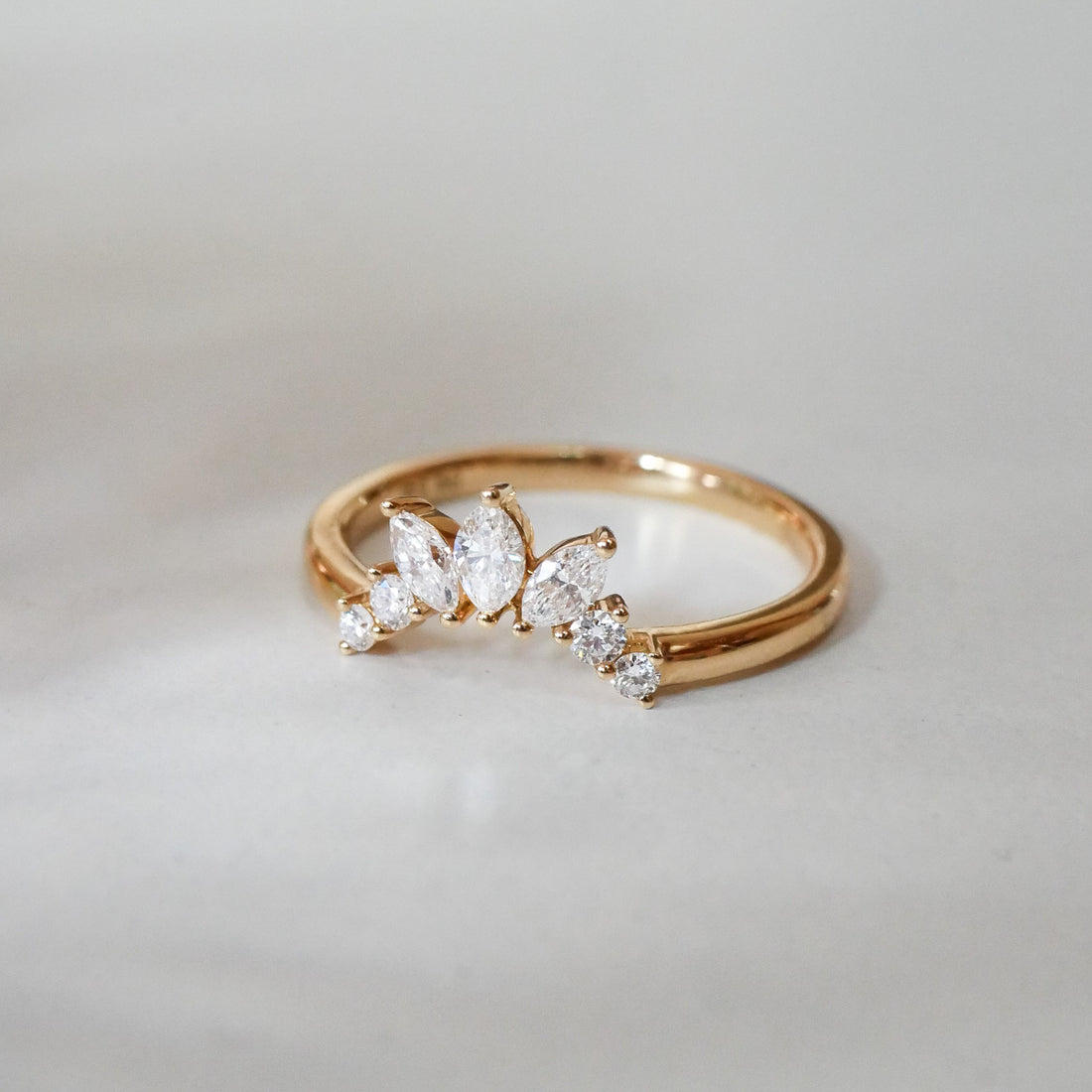 Crown Diamant - Ring 18KT Gelbgold
