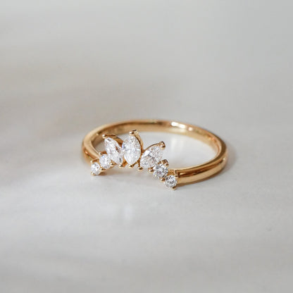 Crown Diamant - Ring 18KT Gelbgold
