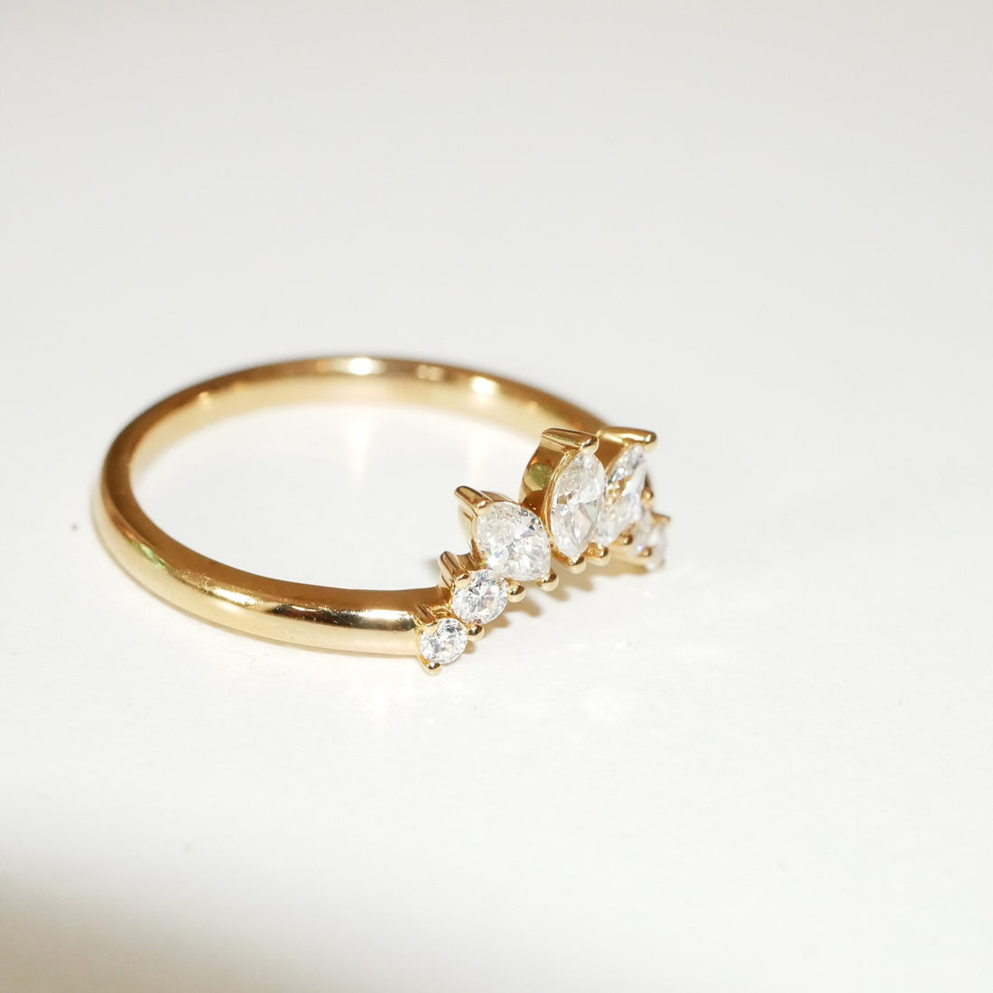 Crown Diamant - Ring 18KT Gelbgold