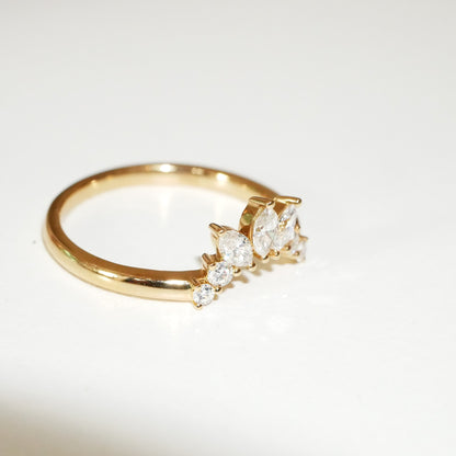 Crown Diamant - Ring 18KT Gelbgold