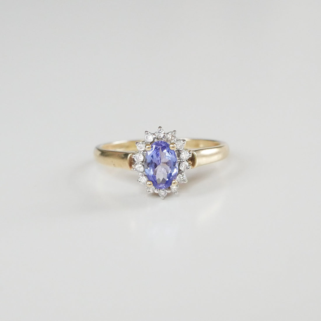 Vintage Ring Tansanit Diamant