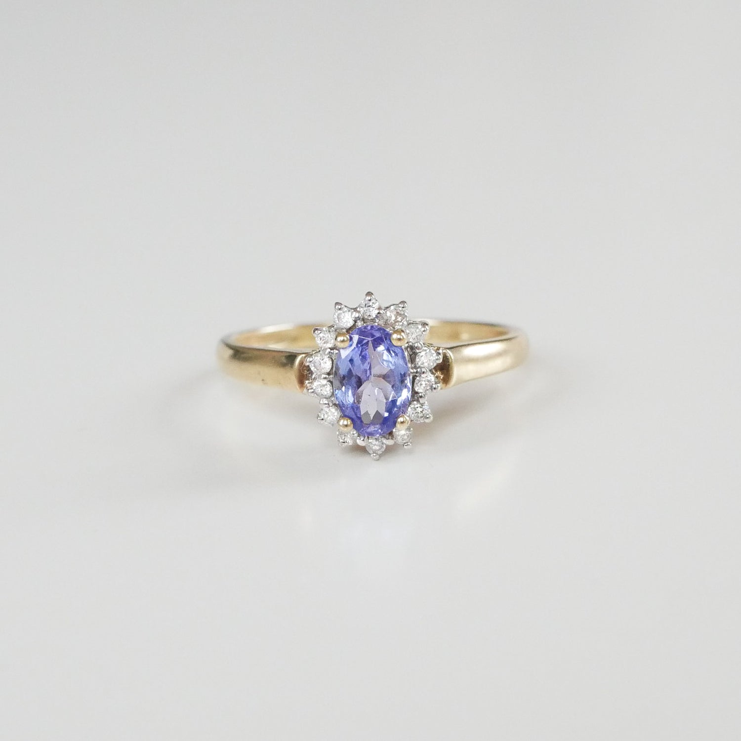 Vintage Ring Tansanit Diamant