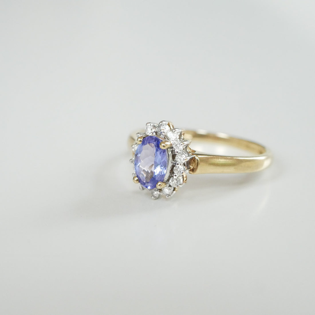 Vintage Ring Tansanit Diamant