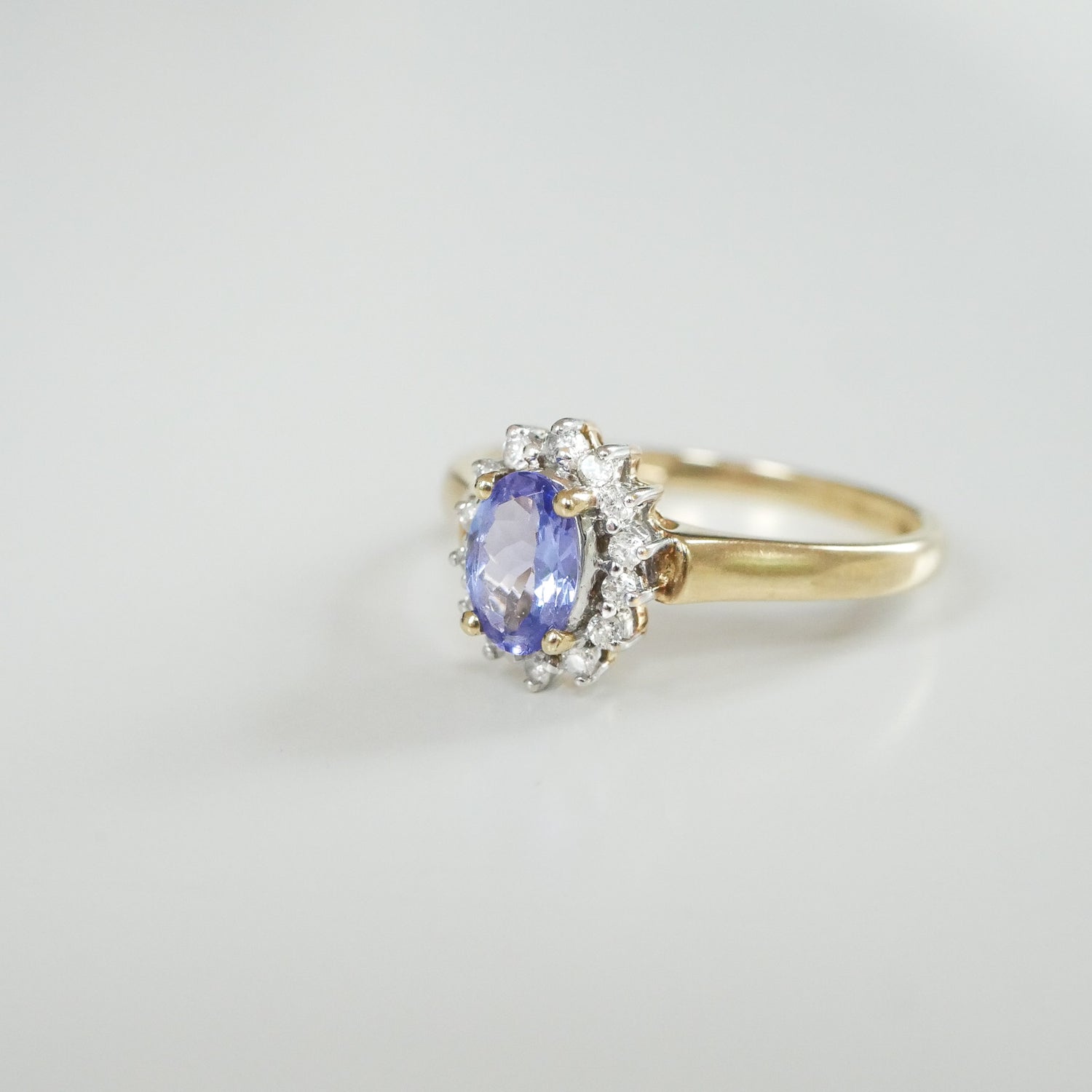 Vintage Ring Tansanit Diamant