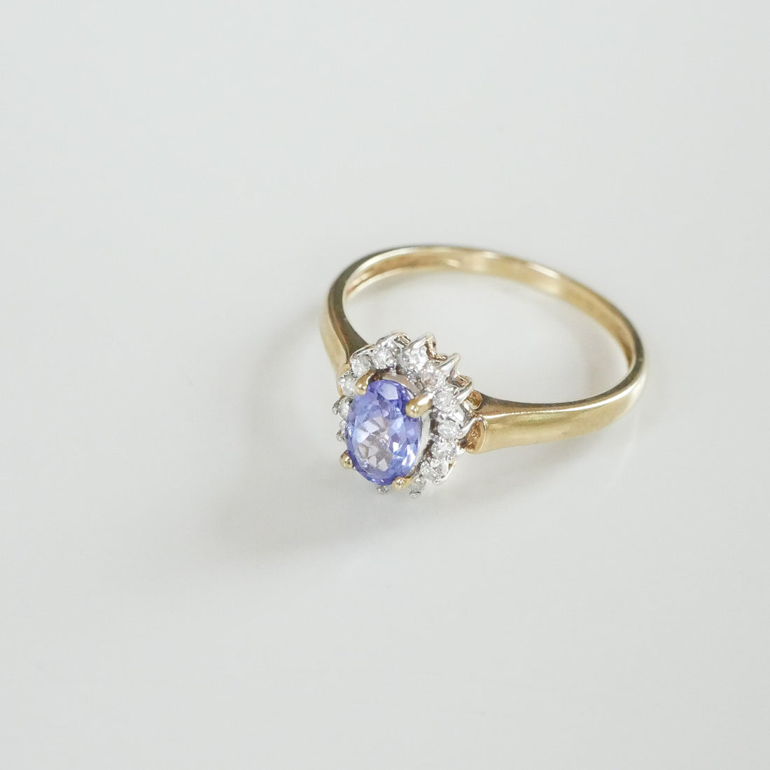 Vintage Ring Tansanit Diamant