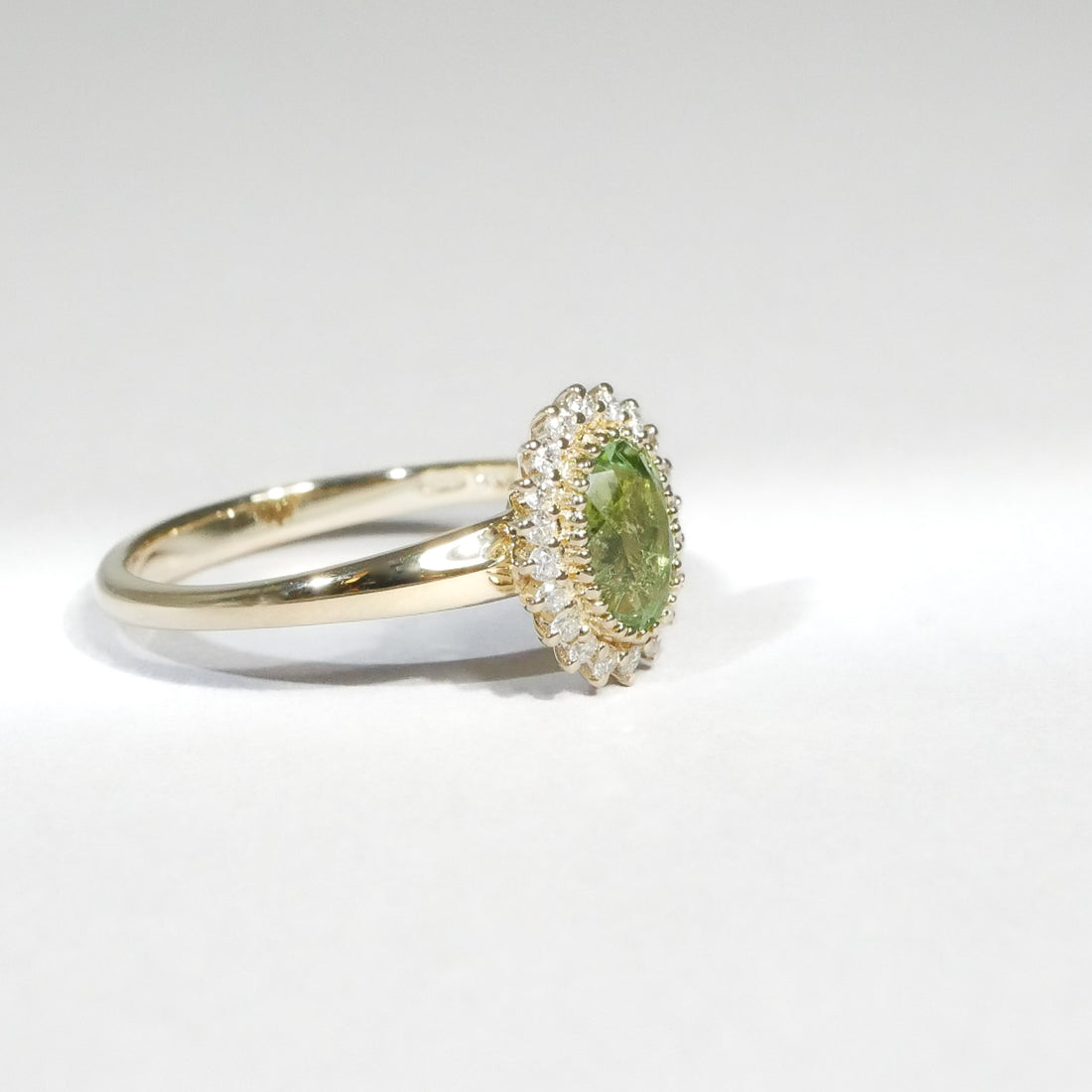 Ring Turmalin Halo-Design - Desgined by gluecksgriff