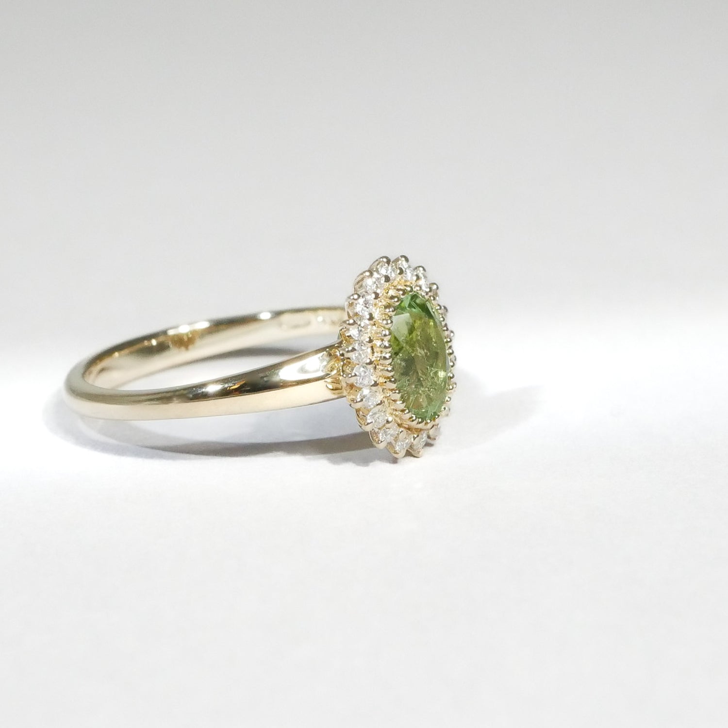 Ring Turmalin Halo-Design - Desgined by gluecksgriff