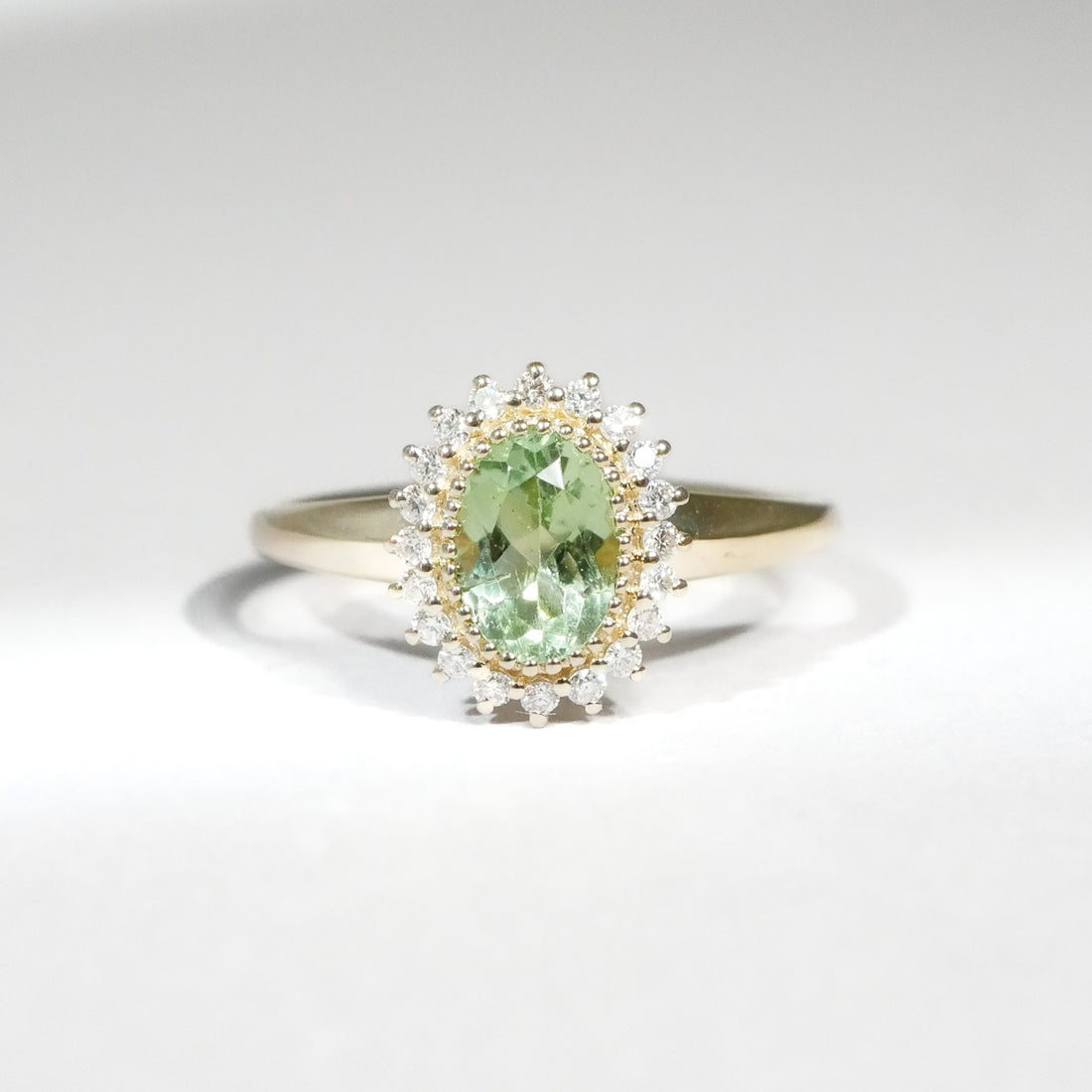 Ring Turmalin Halo-Design - Desgined by gluecksgriff