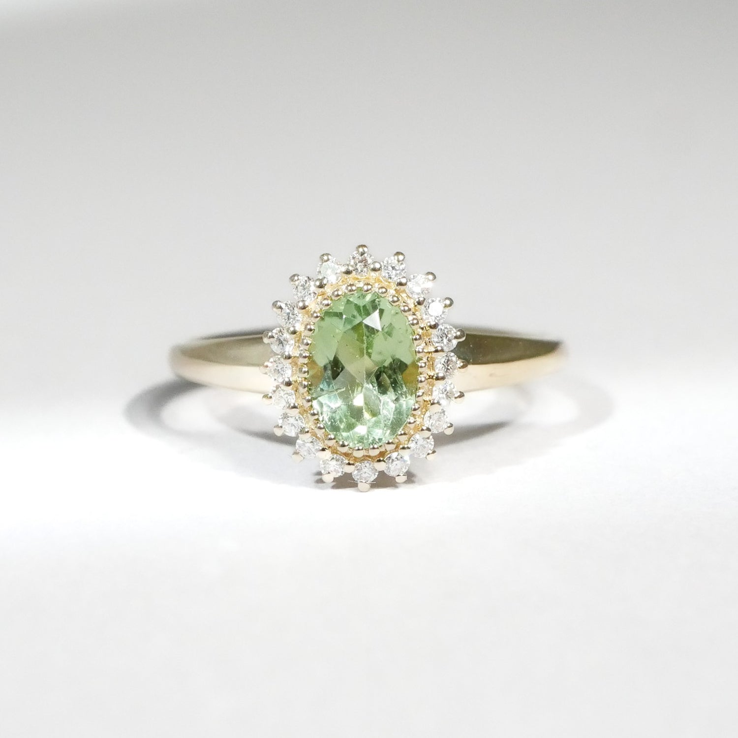 Ring Turmalin Halo-Design - Desgined by gluecksgriff