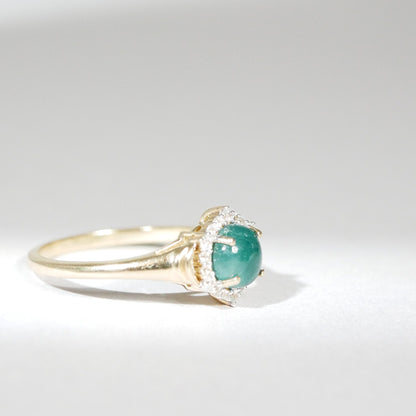 Vintage Ring Prasiolith