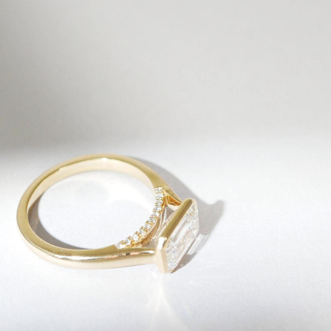 Ring Diamant Emerald Cut