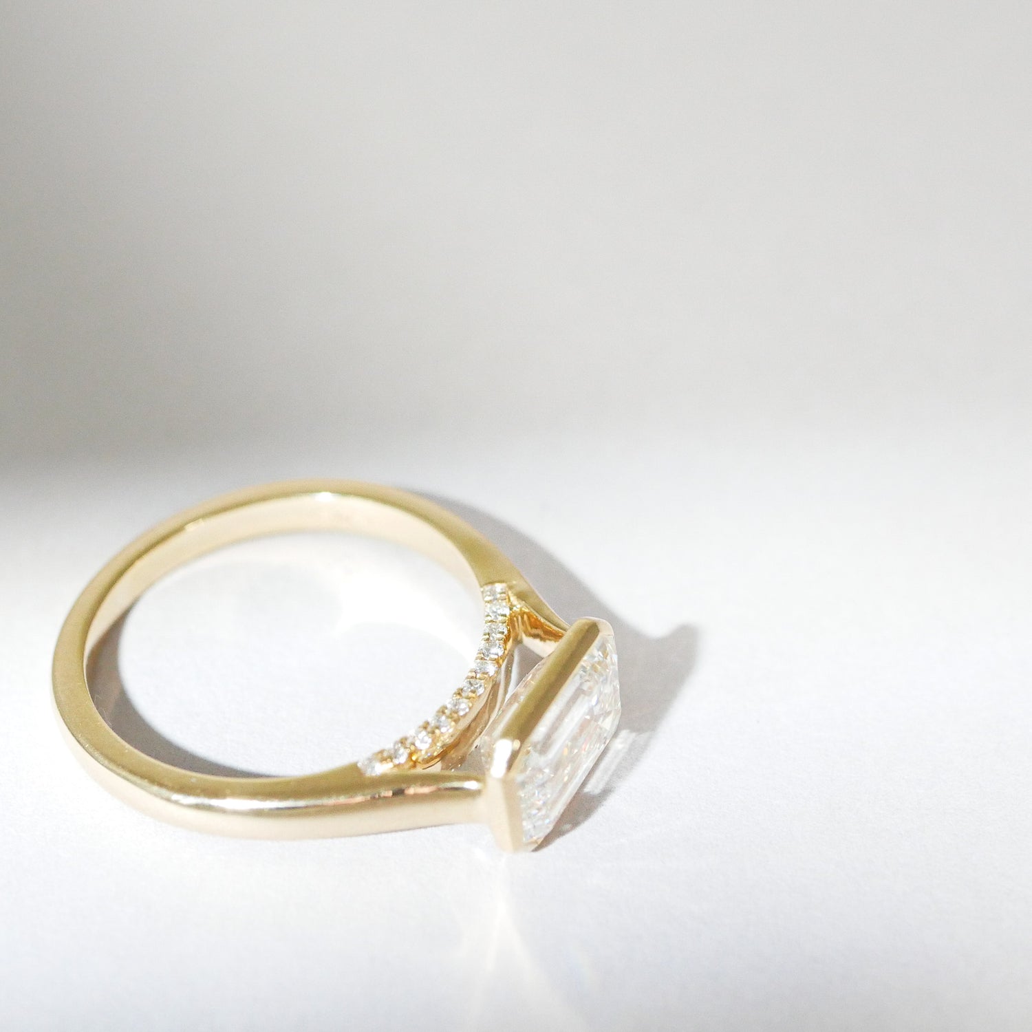 Ring Diamant Emerald Cut