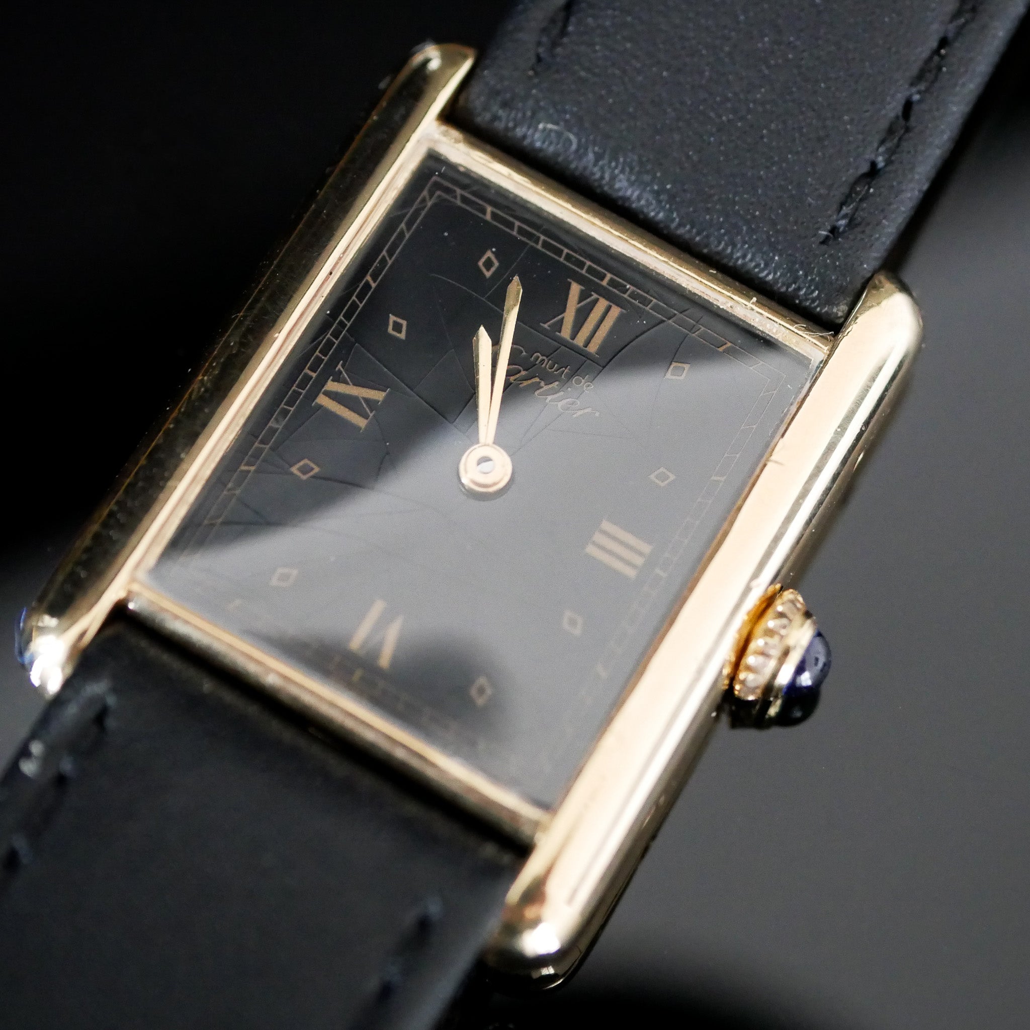 Cartier Must Tank Black GM