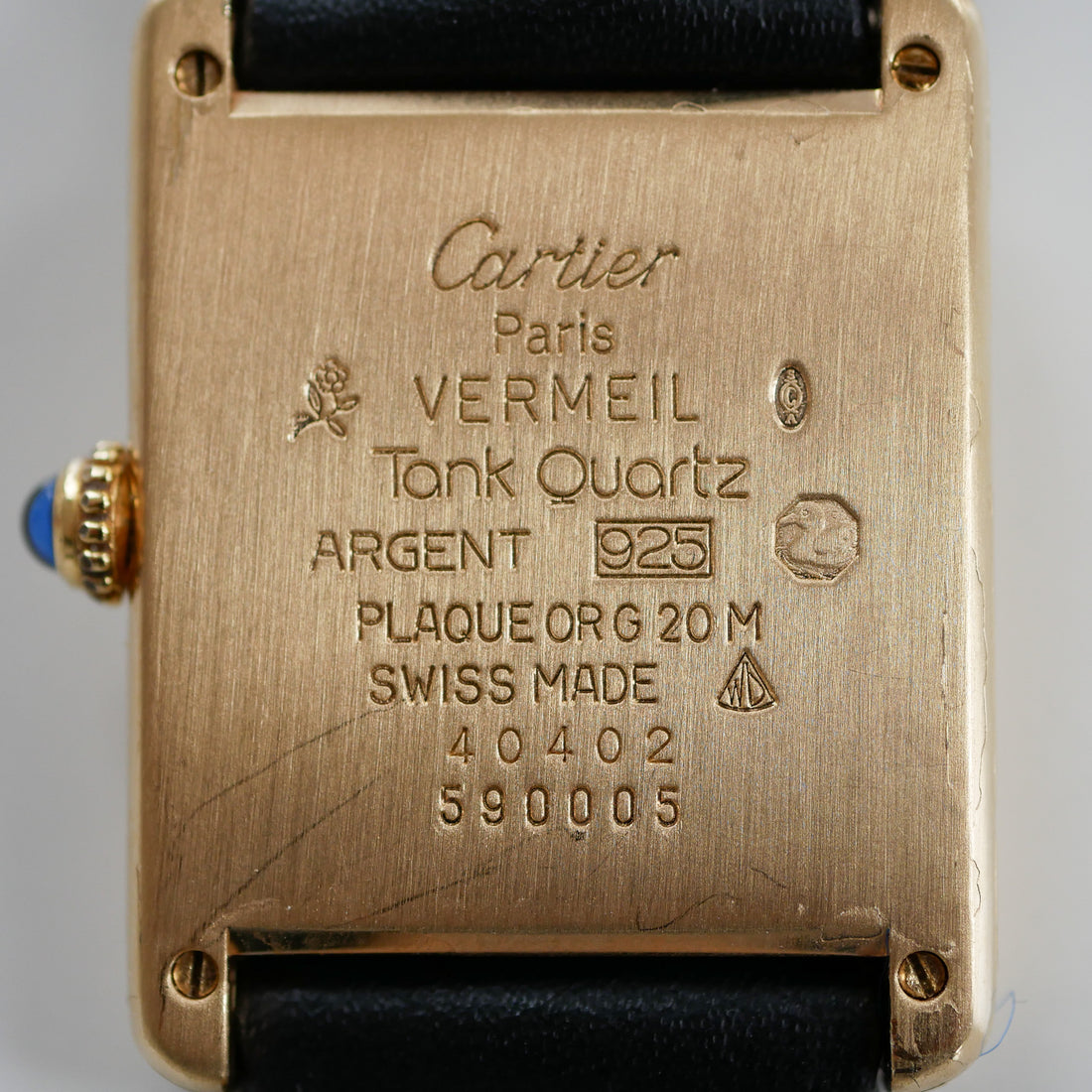 Cartier Must Tank Black GM