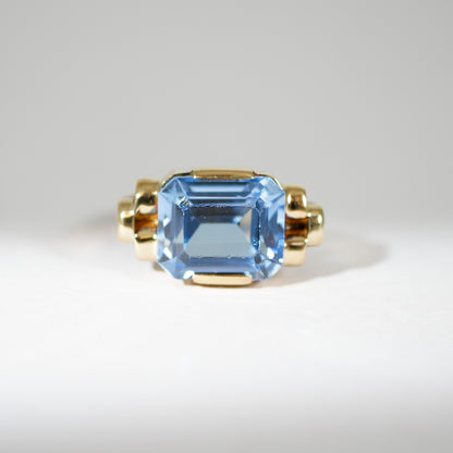 Vintage Ring Topas Gelbgold