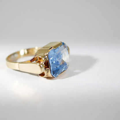 Vintage Ring Topas Gelbgold