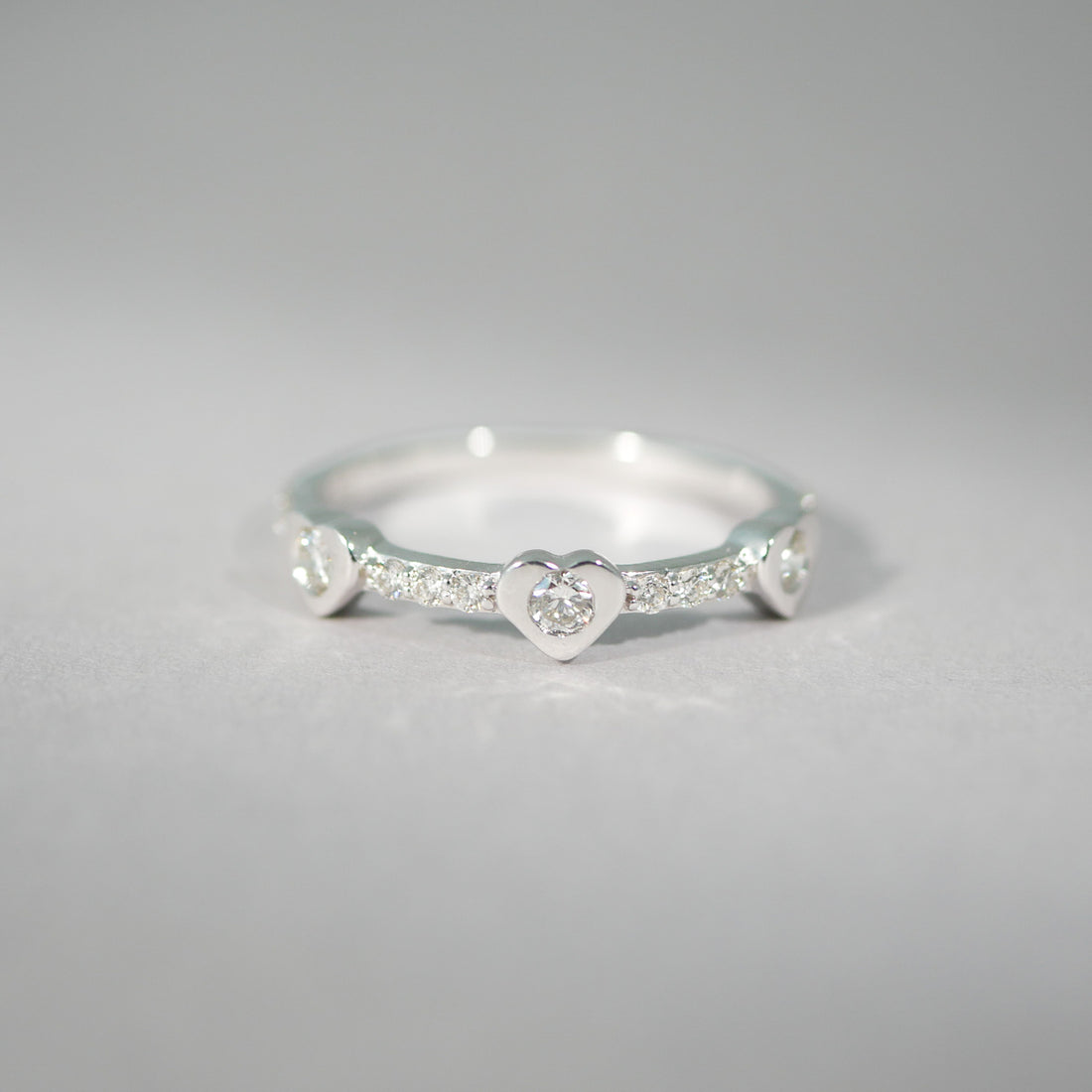 Ring 14KT Herz Diamant
