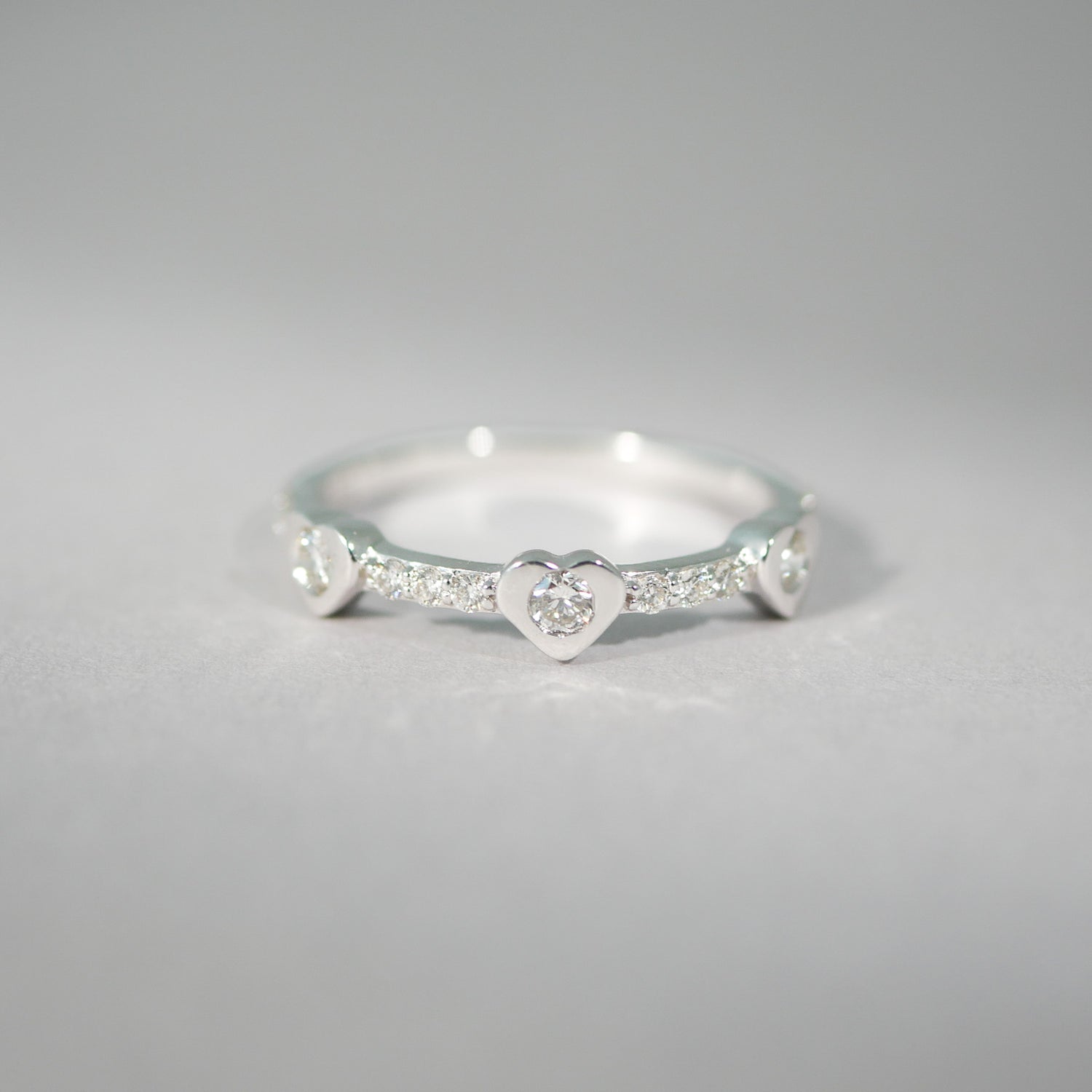 Ring 14KT Herz Diamant