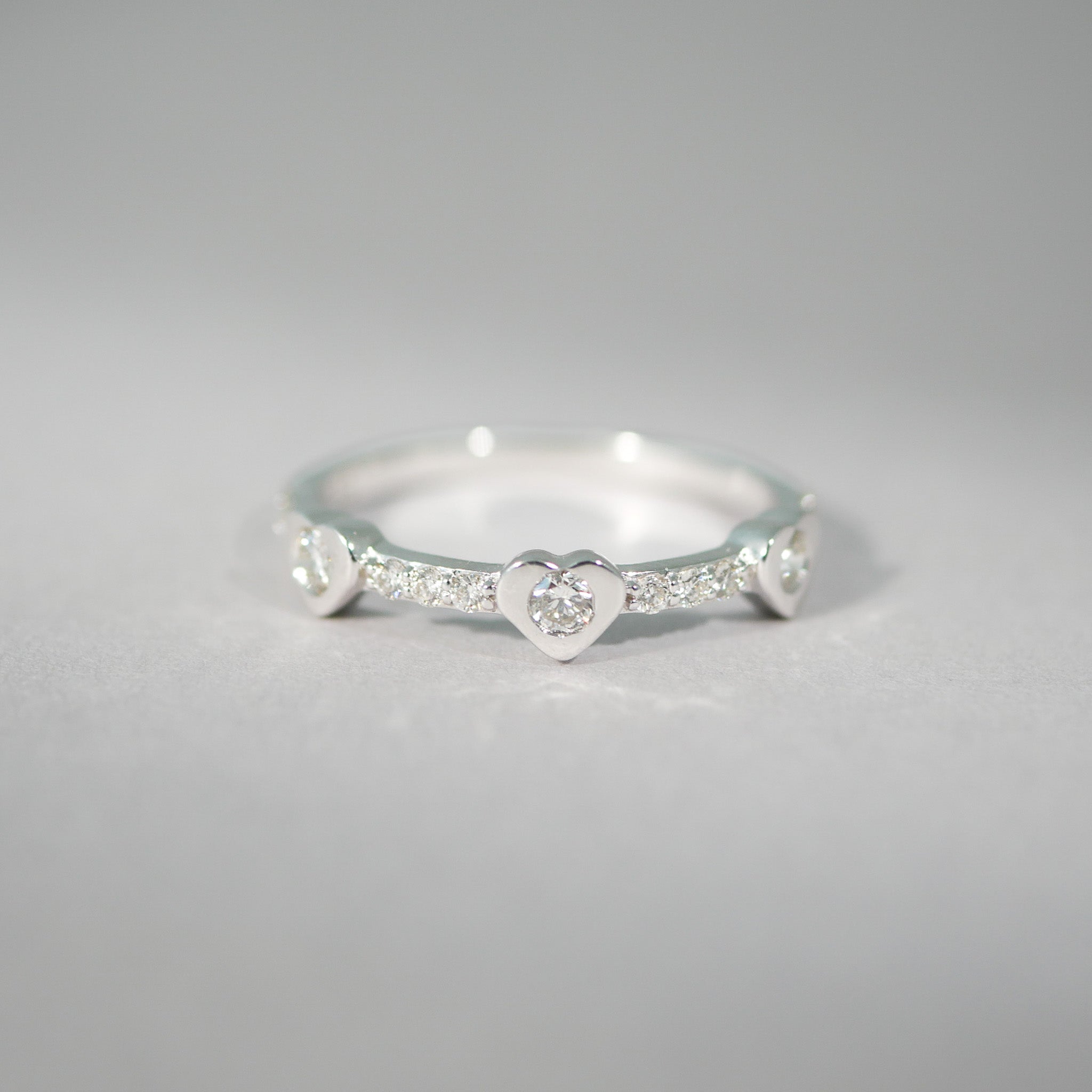 Ring 14KT Herz Diamant