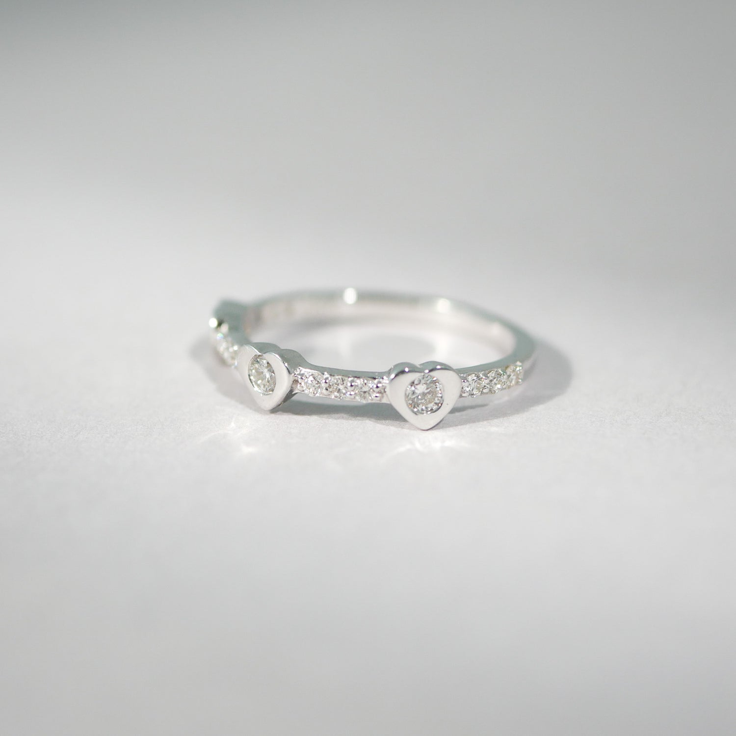 Ring 14KT Herz Diamant
