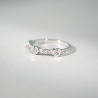 Ring 14KT Herz Diamant