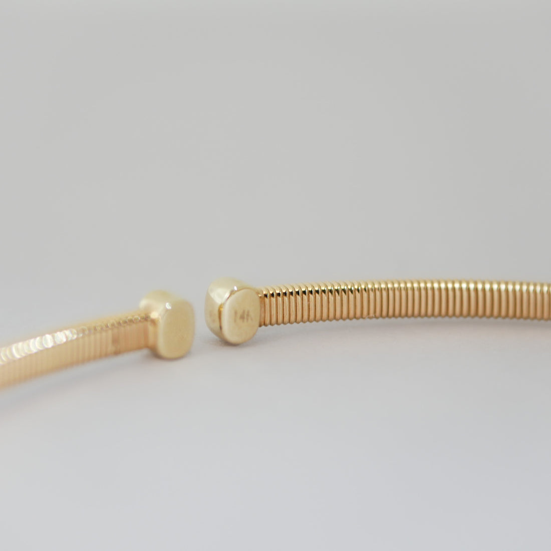 Armreif Zarge 14KT Diamanten