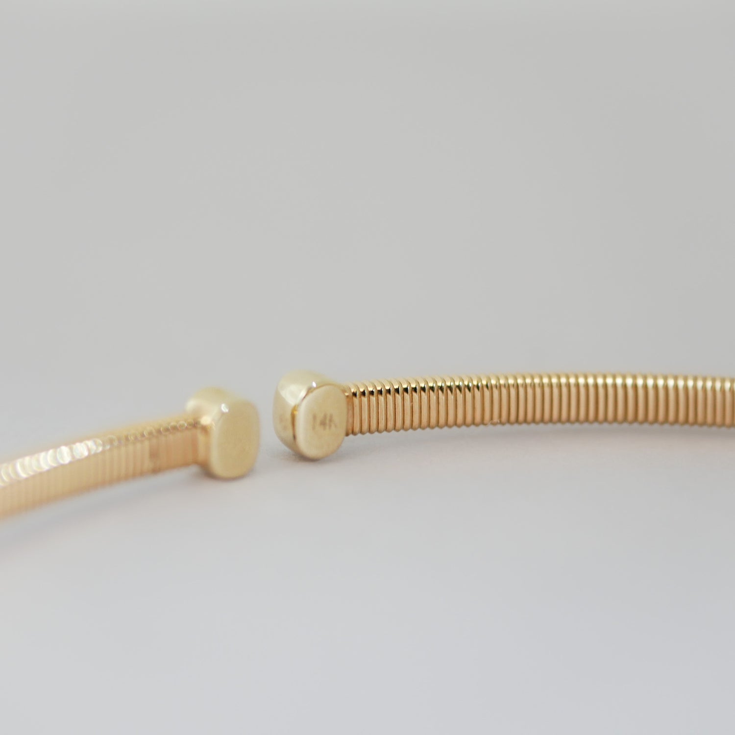 Armreif Zarge 14KT Diamanten