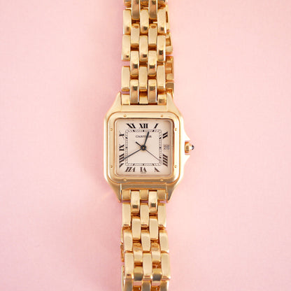 Cartier Panthere GM Armbanduhr Unisex mit Datum Full Set Large Ref. 887968