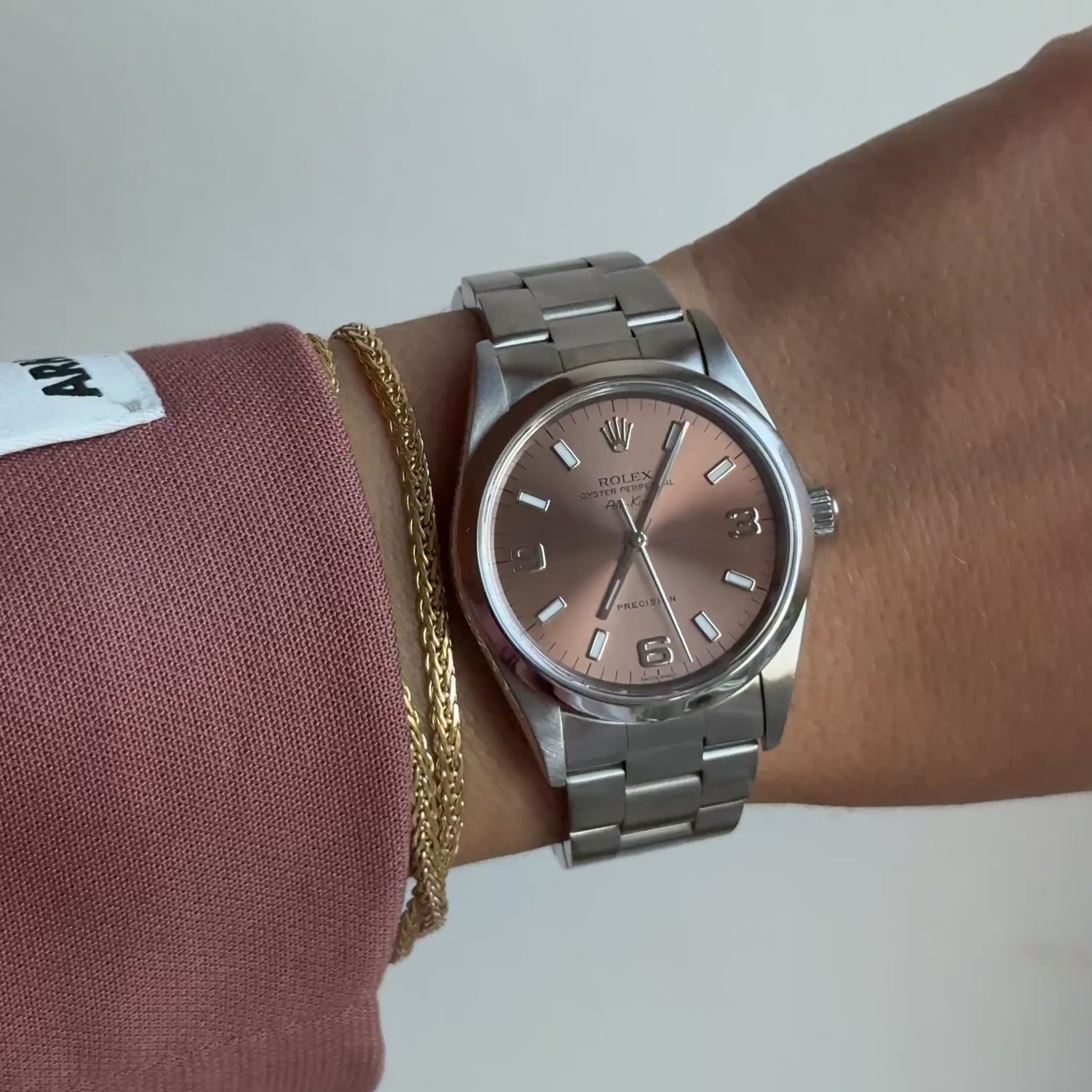 Rolex Air-King 14000 Salmon Dial 34 mm | Vintage