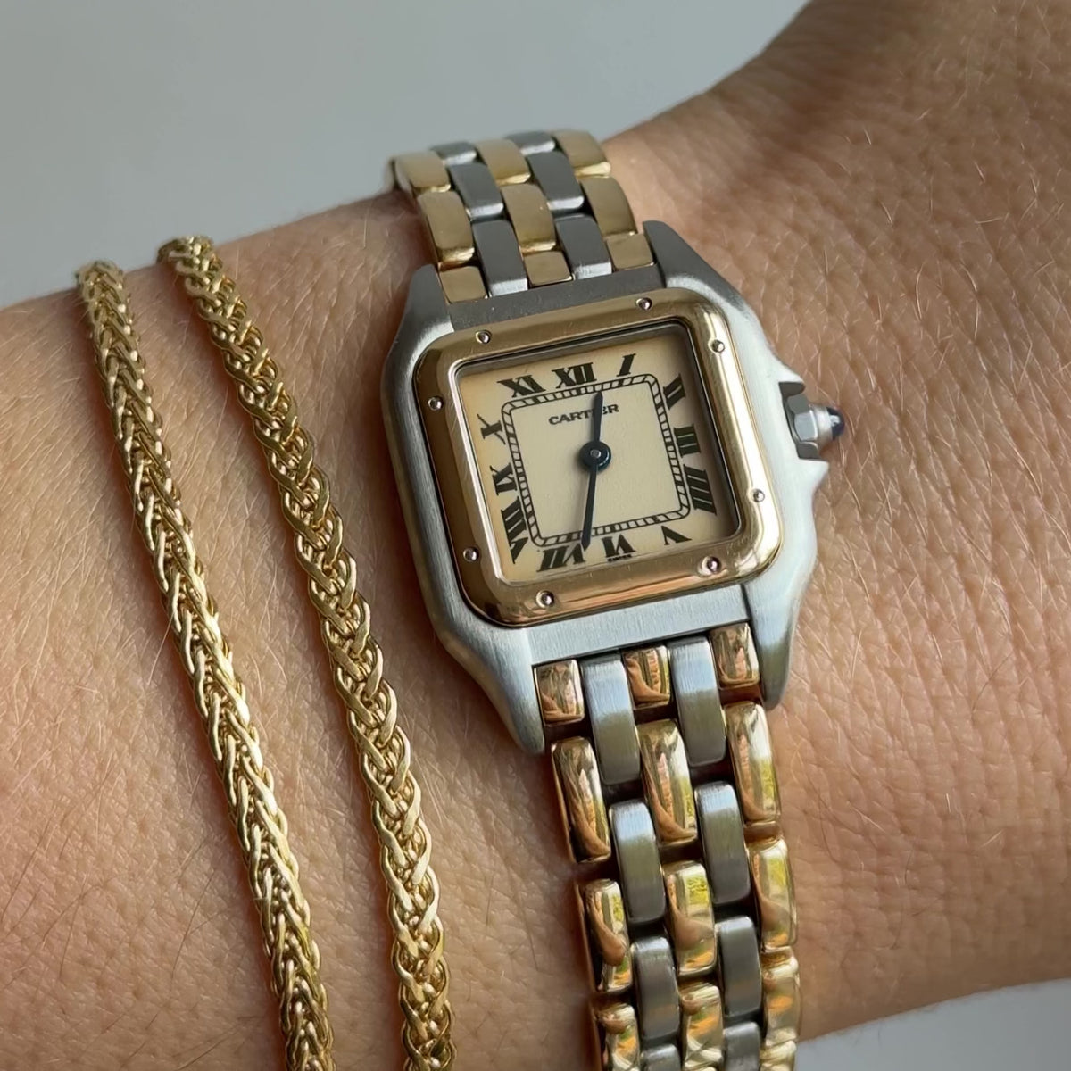 Cartier Panthère Small 3 raw Bicolor – 1990s