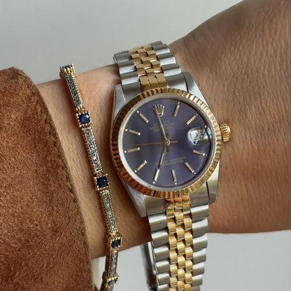 Rolex Datejust 31 Ref. 68273 Bicolor Blue Dial – Full Set
