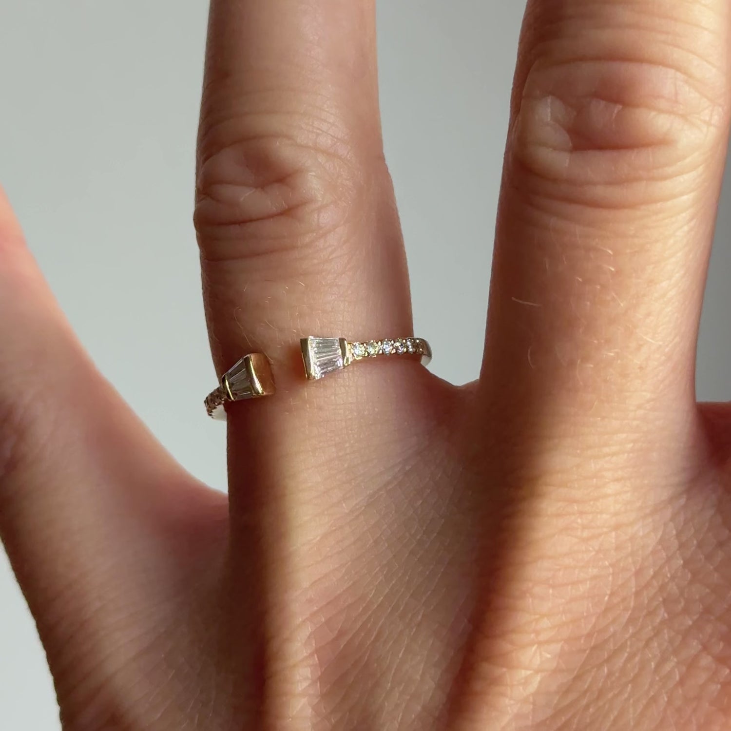 Diamant Ring 14KT Gelbgold