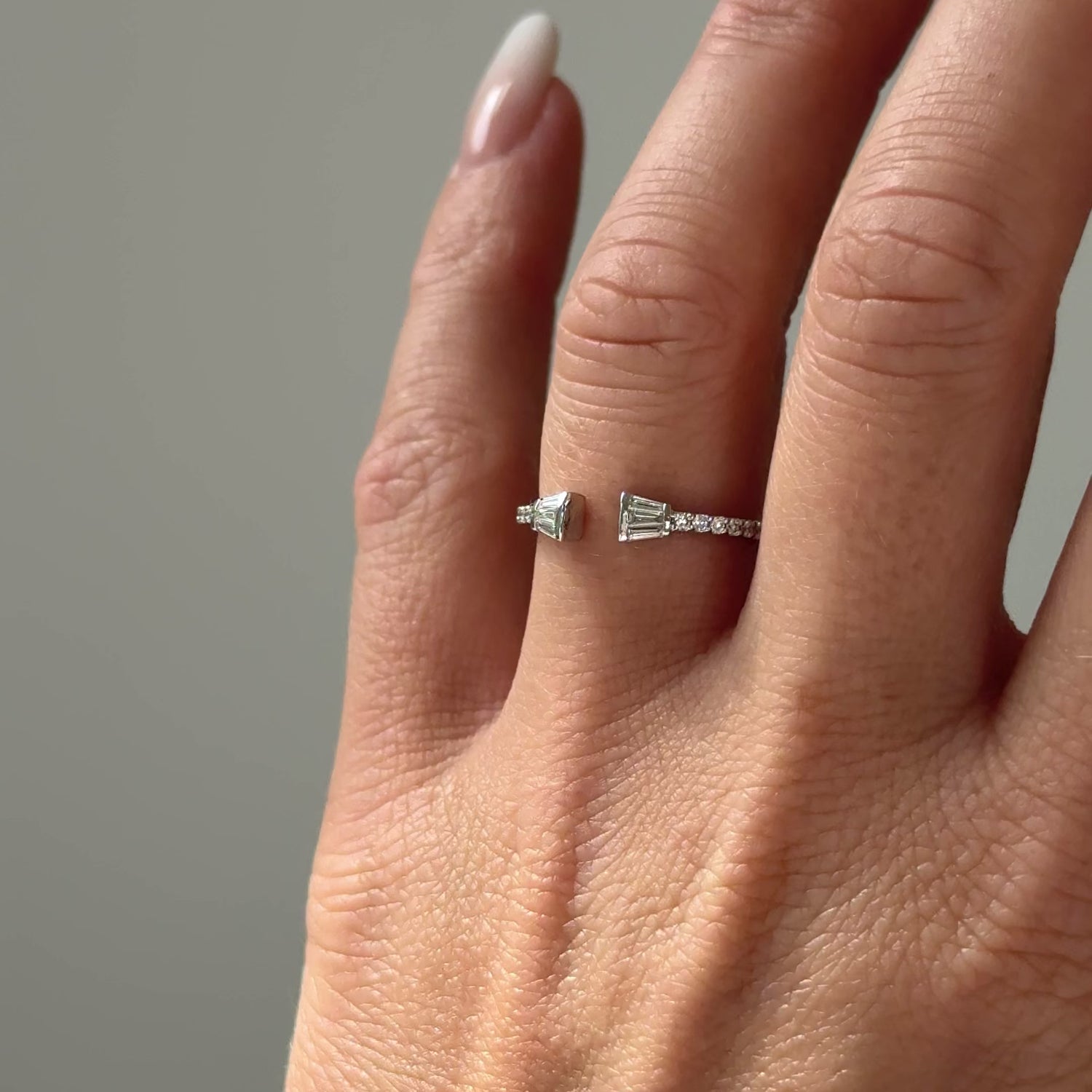 Diamant Ring Weißgold 14KT