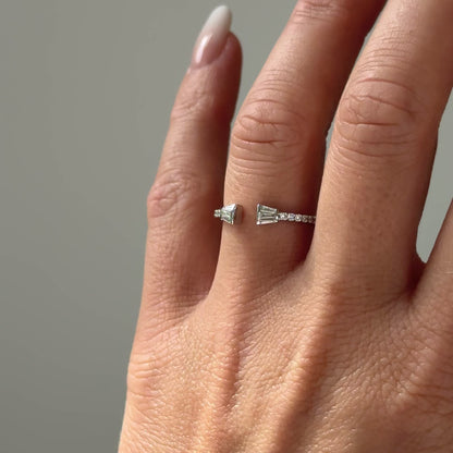 Diamant Ring Weißgold 14KT