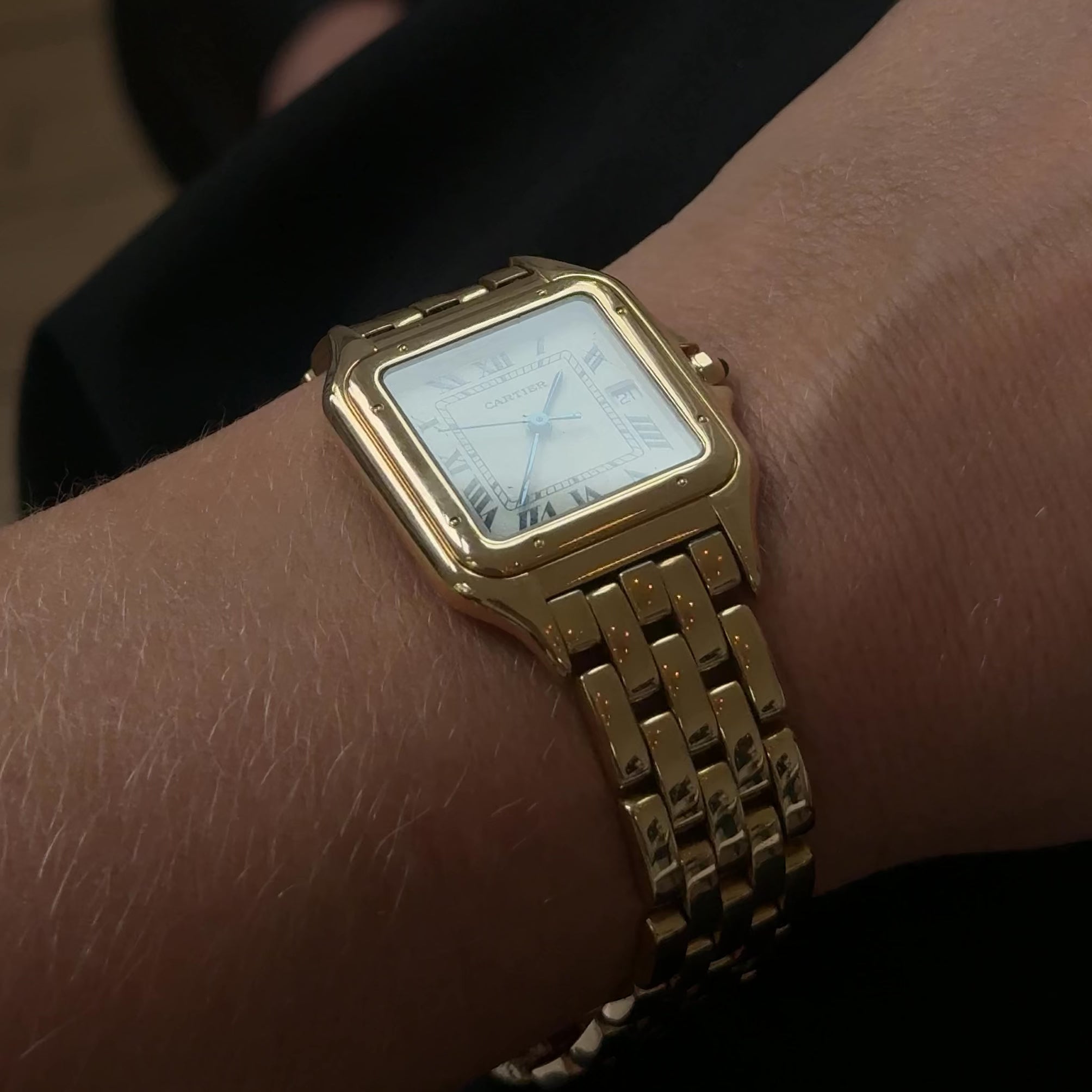 Cartier Panthere GM Armbanduhr Unisex mit Datum Full Set Large Ref. 887968