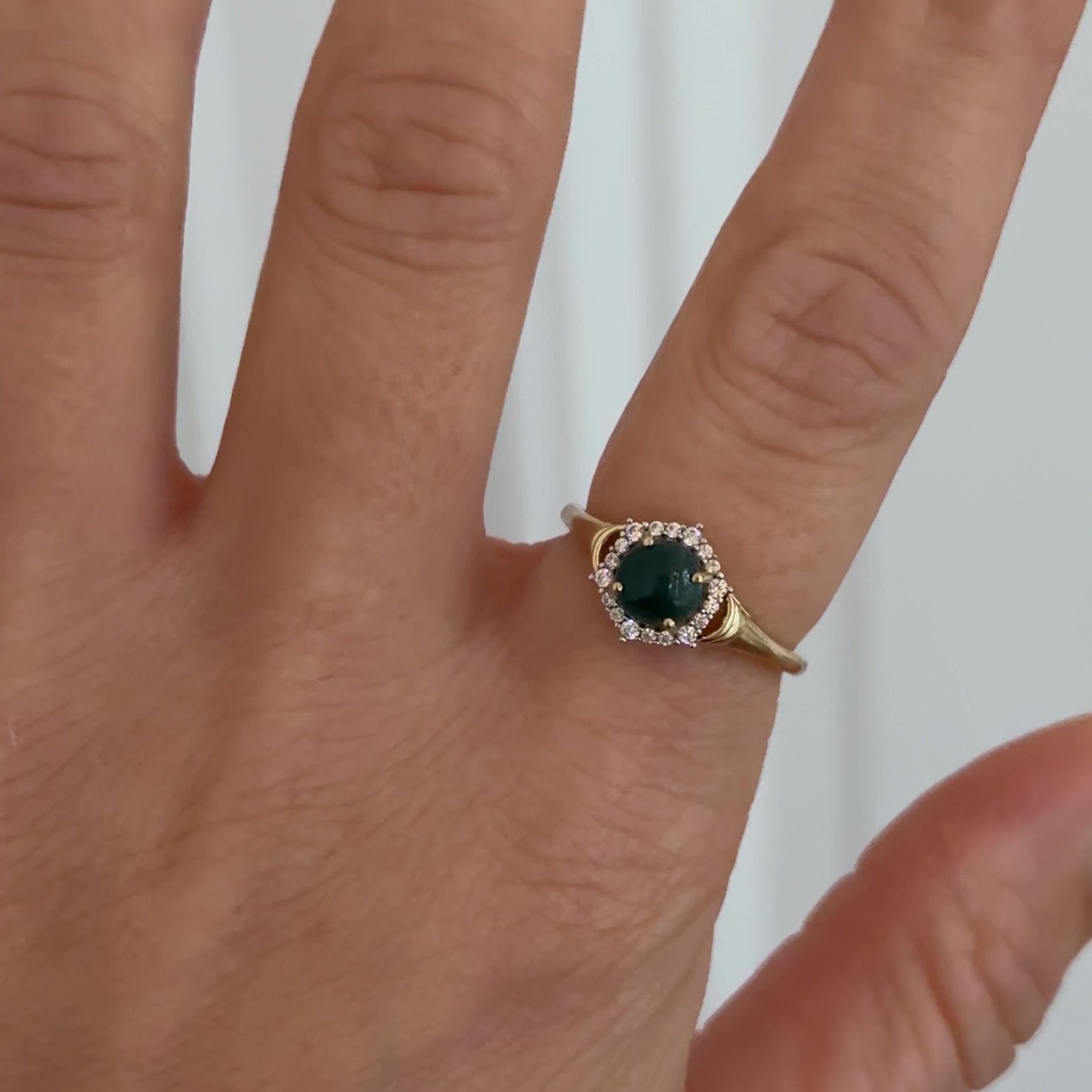 Vintage Ring Prasiolith