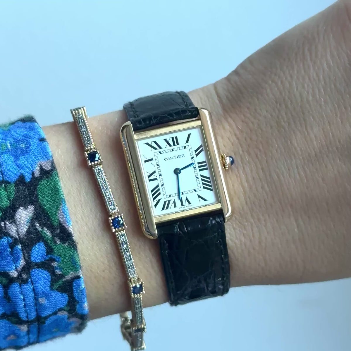 Cartier Tank W1018755 18K Gold Full Set