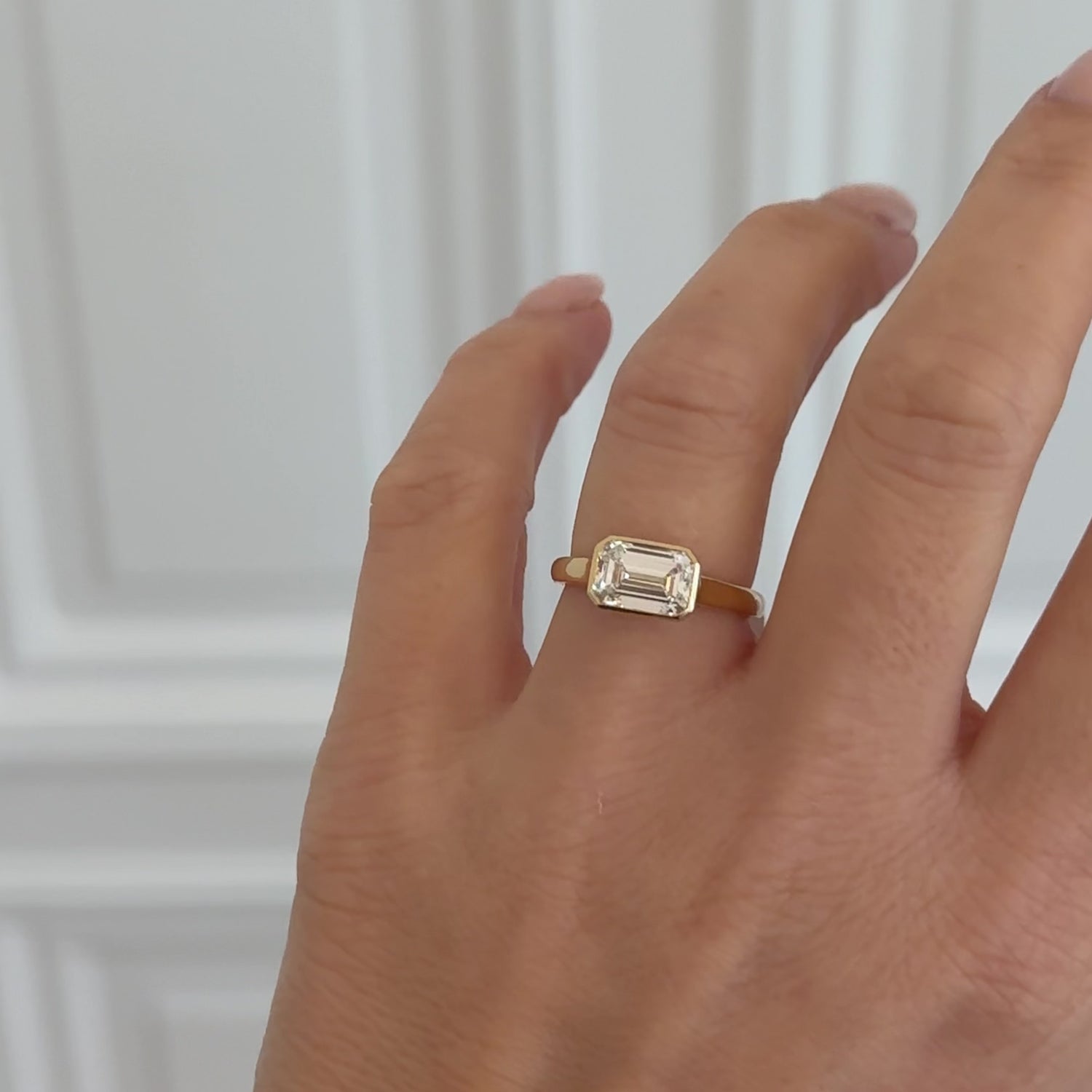 Ring Diamant Emerald Cut