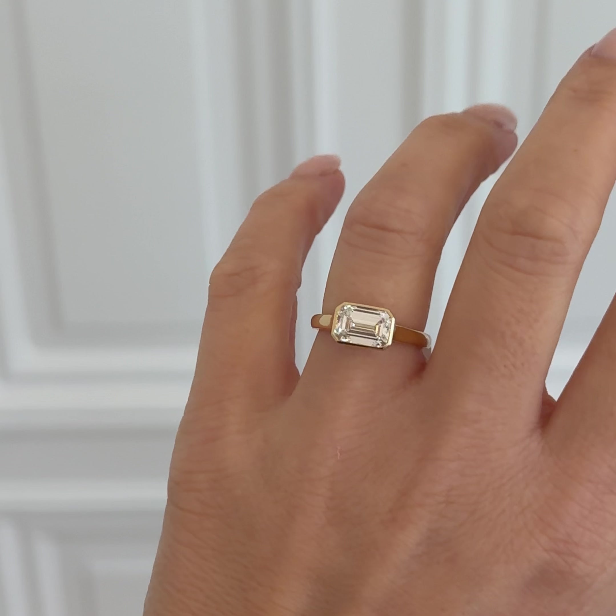 Ring Diamant Emerald Cut